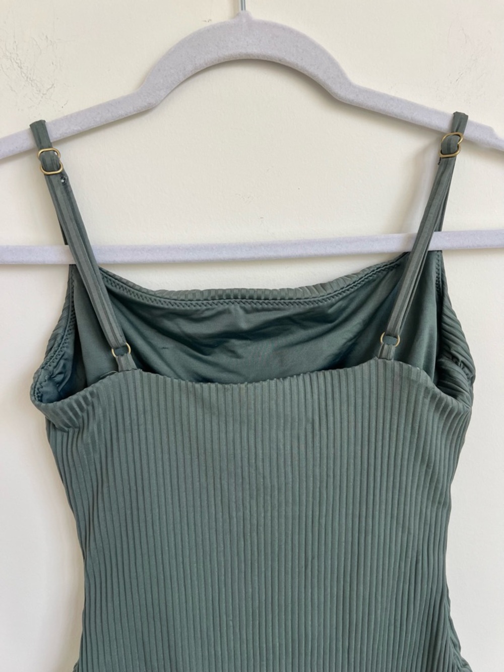 Vitamin A Jenna One Piece Swimsuit in Sea Green EcoRib - Picture 12 of 15